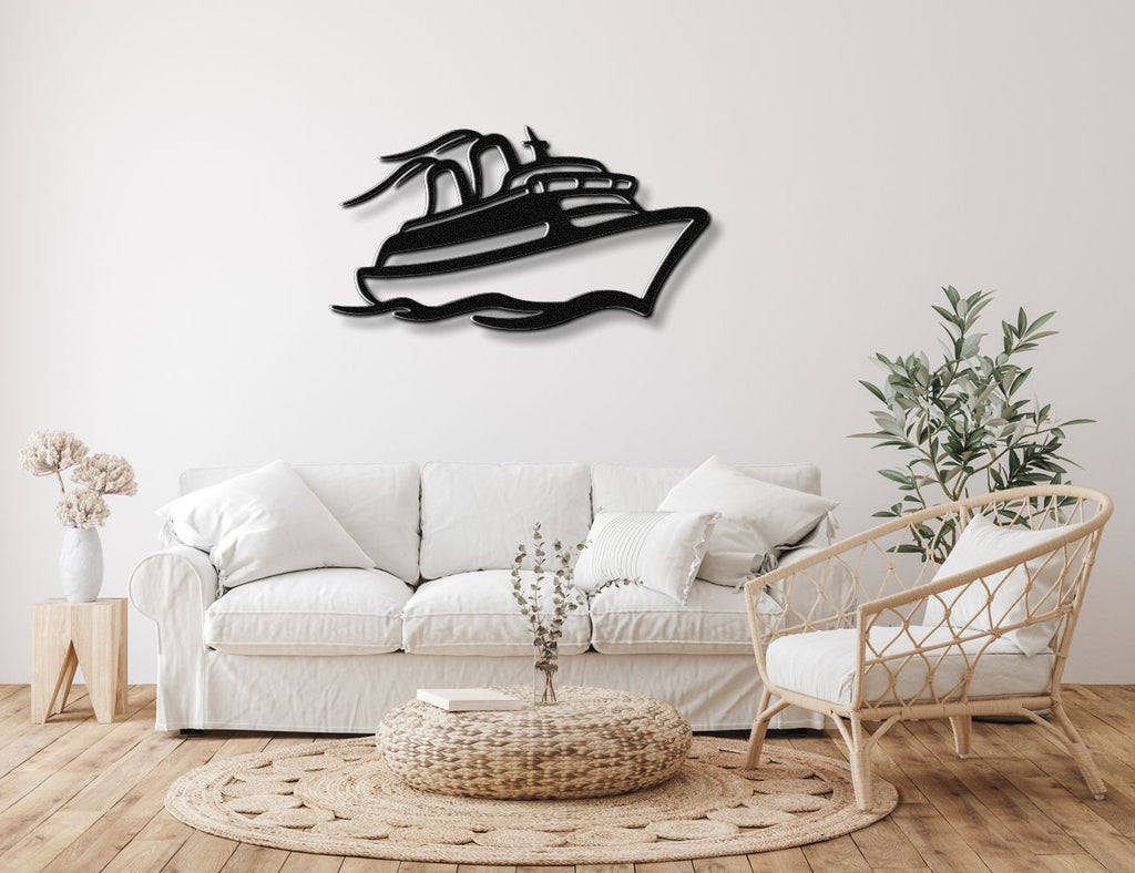 Cruise Ship Metal Wall Art