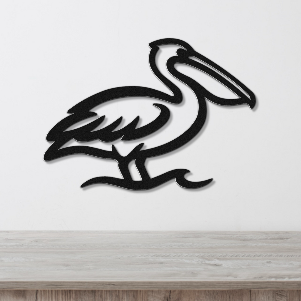 Pelican Metal Wall Art