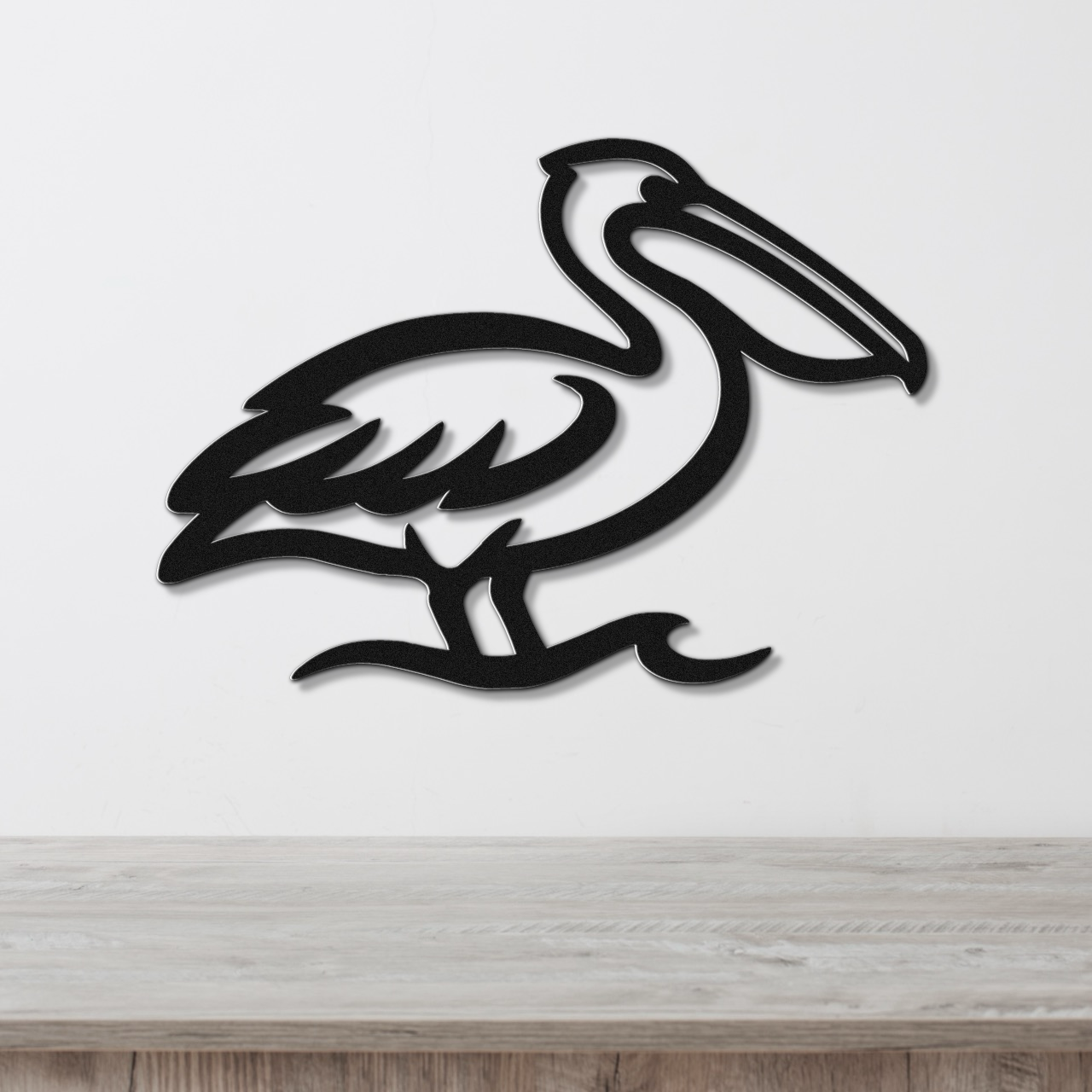 Pelican Metal Wall Art