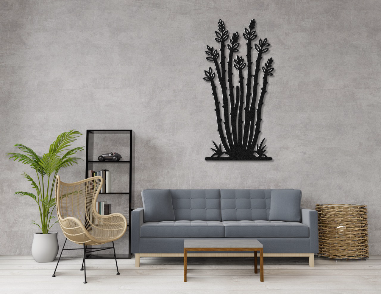 Ocotillo Metal Wall Art