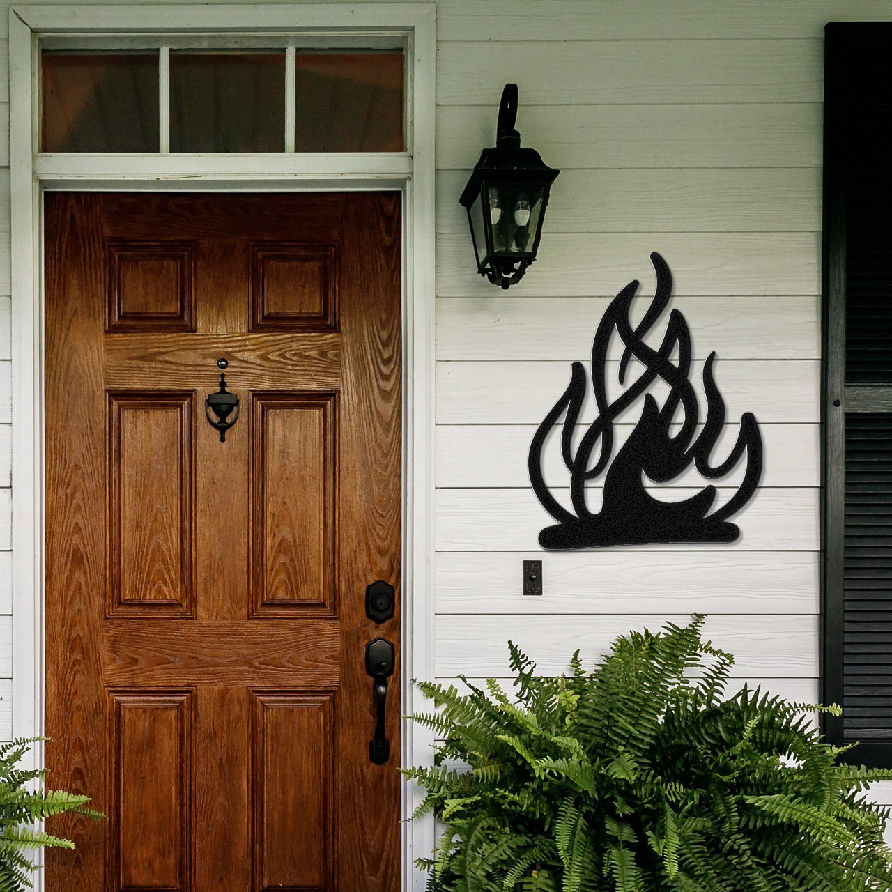 Campfire Metal Wall Art