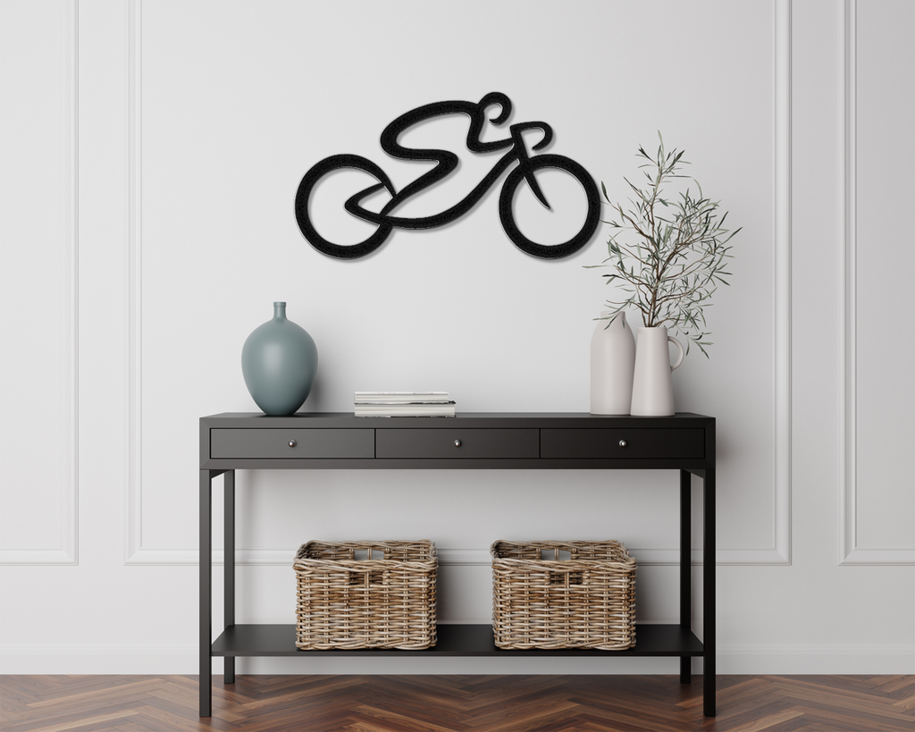 Cycling Metal Wall Art