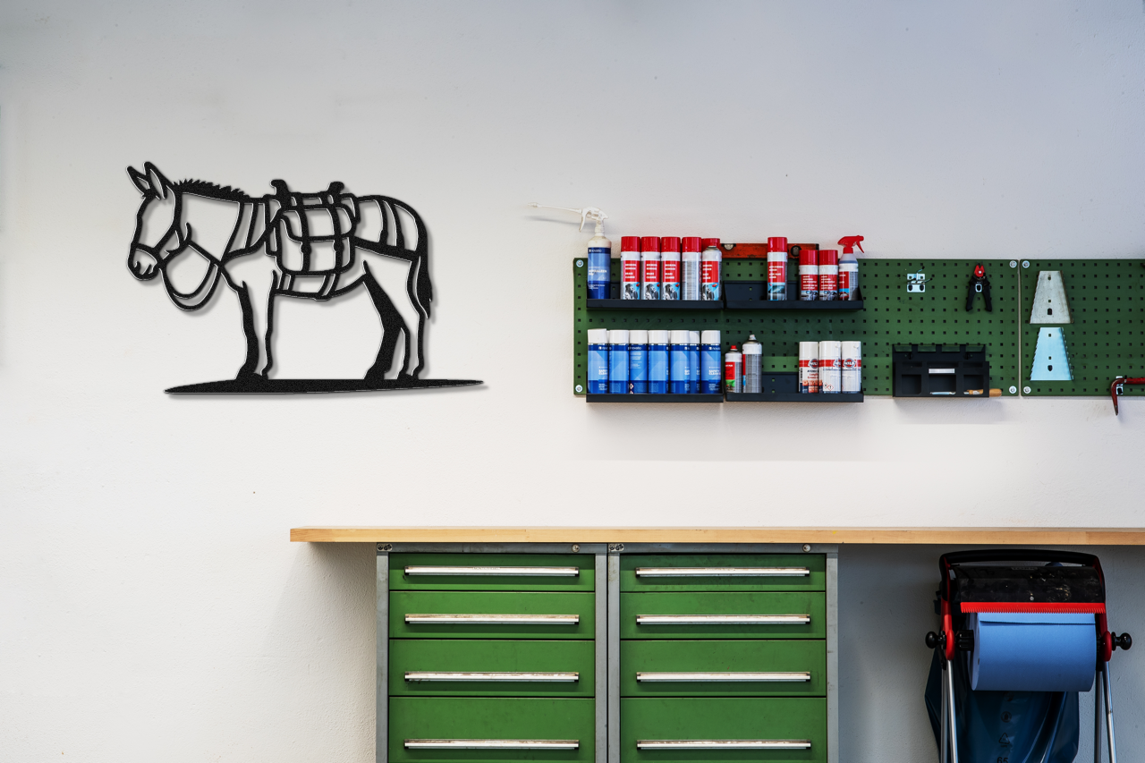 Burro Metal Wall Art