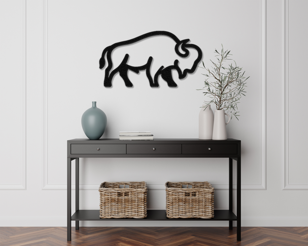 Buffalo Metal Wall Art