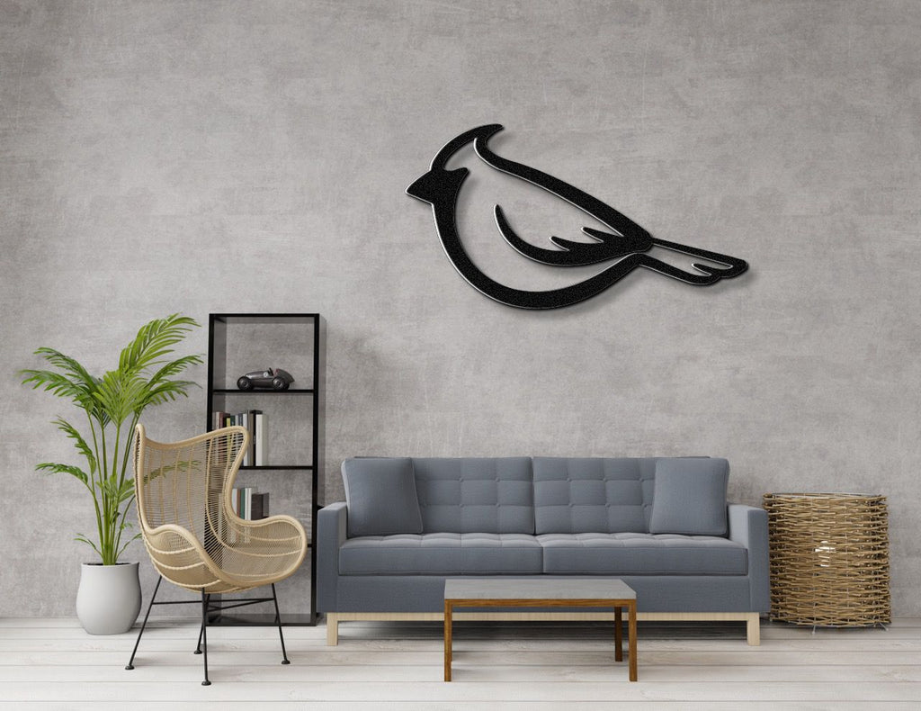 Cardinal Metal Wall Art