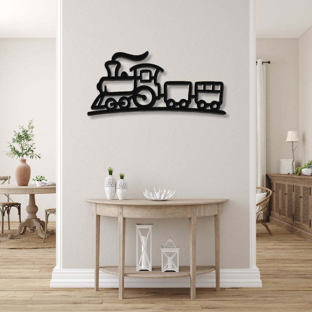 Train Metal Wall Art