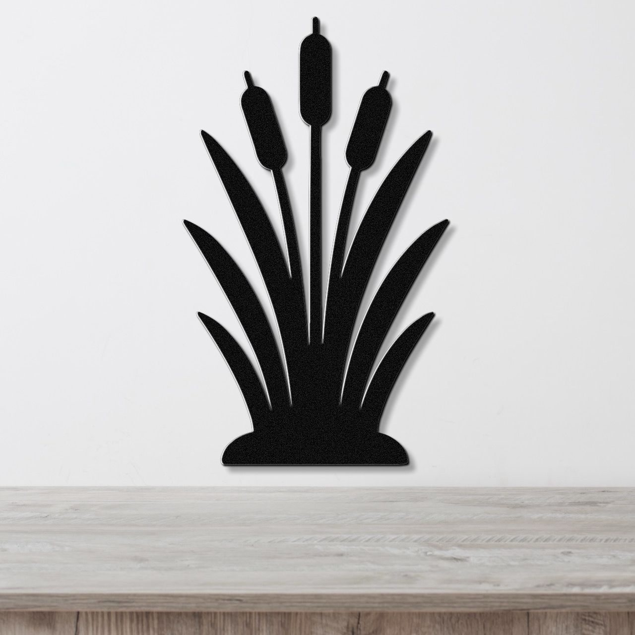Cattail Metal Wall Art