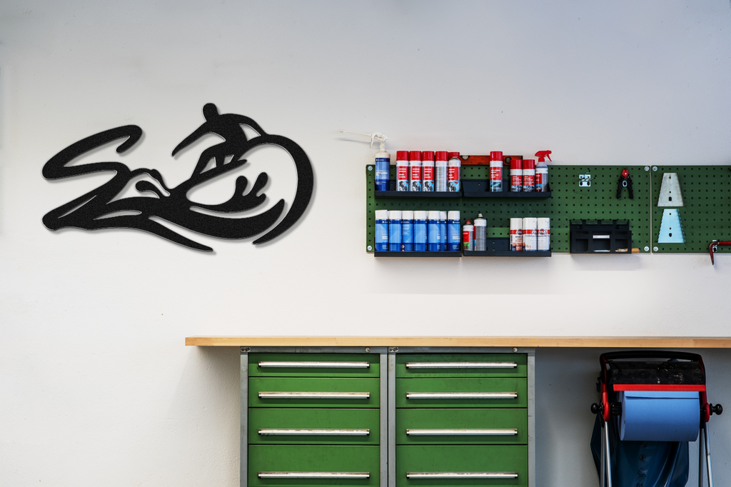 Surfer Metal Wall Art