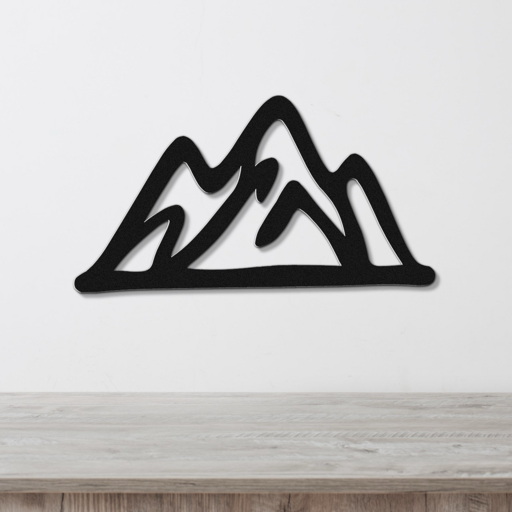 Mountains Metal Wall Art