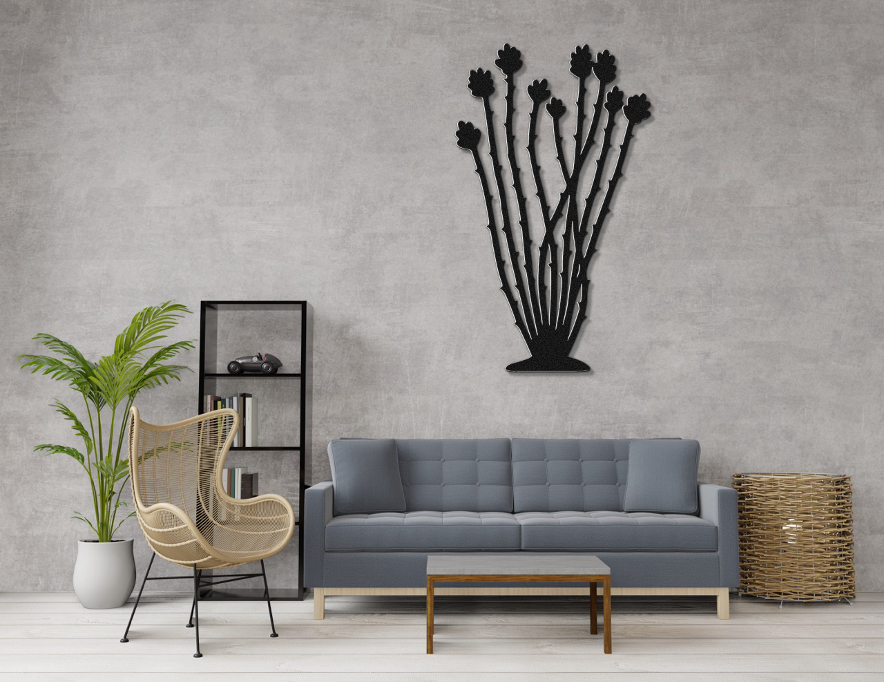 Ocotillo Metal Wall Art