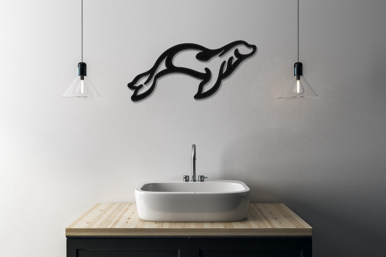 Sea Lion Metal Wall Art