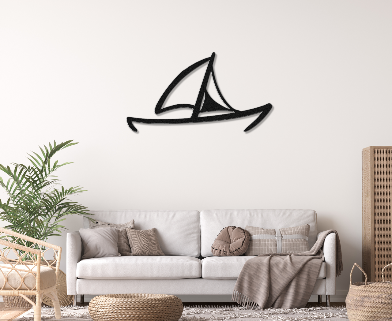 Sailboat Metal Wall Art
