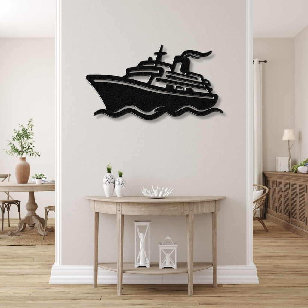 Cruise Ship Metal Wall Art