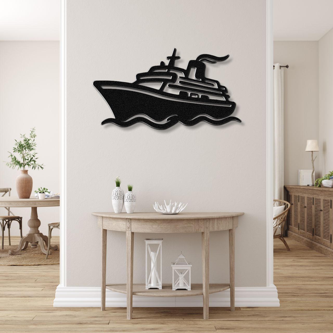Cruise Ship Metal Wall Art