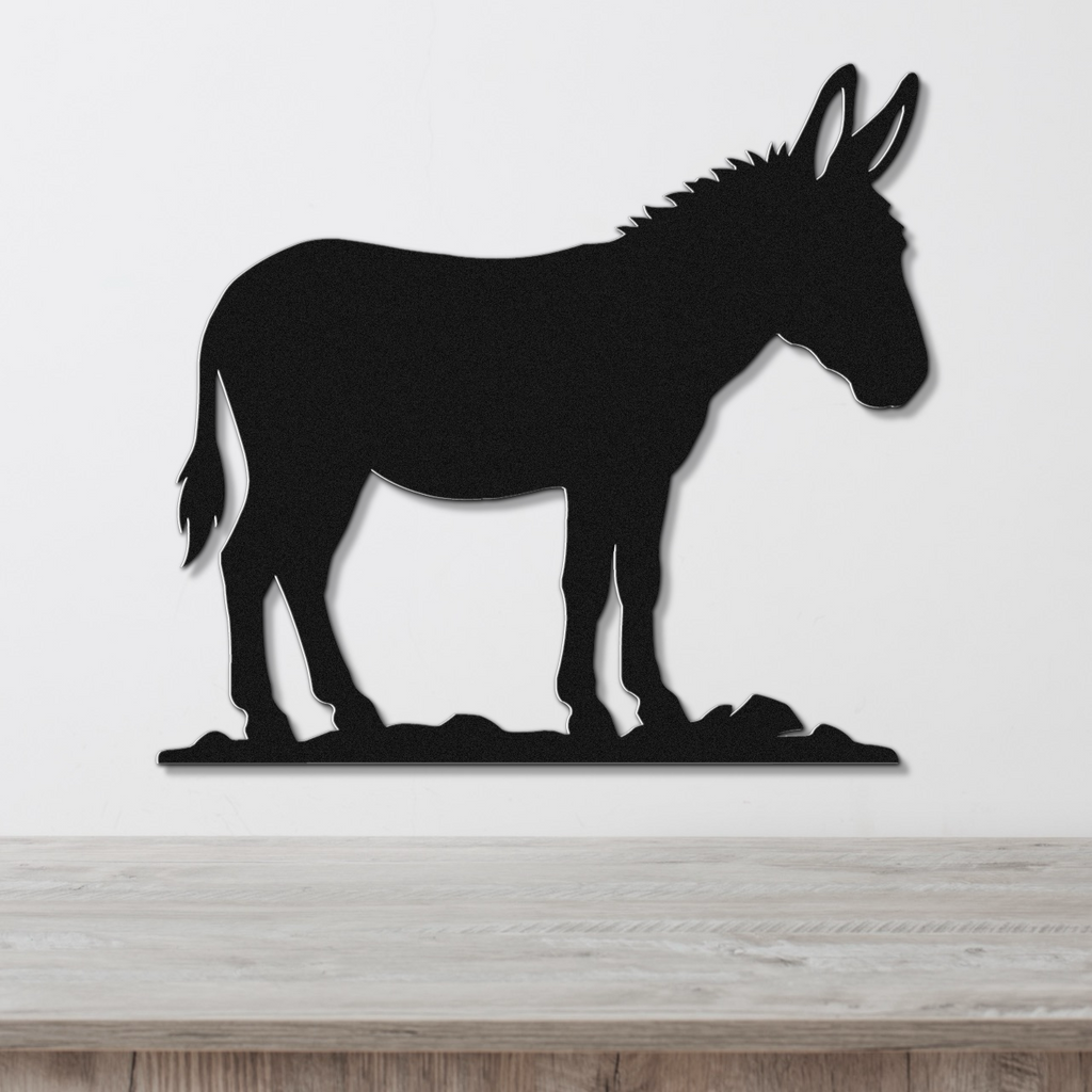 Burro Metal Wall Art