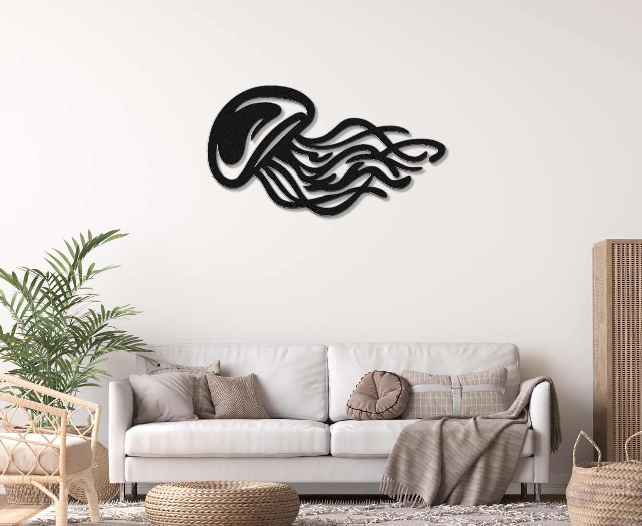 Jellyfish Metal Wall Art