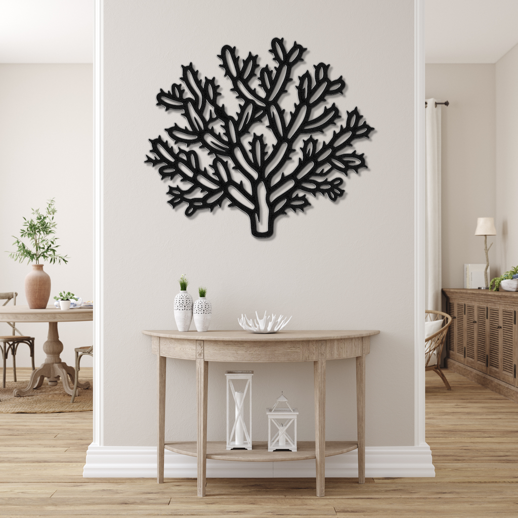 Cholla Cactus Metal Wall Art