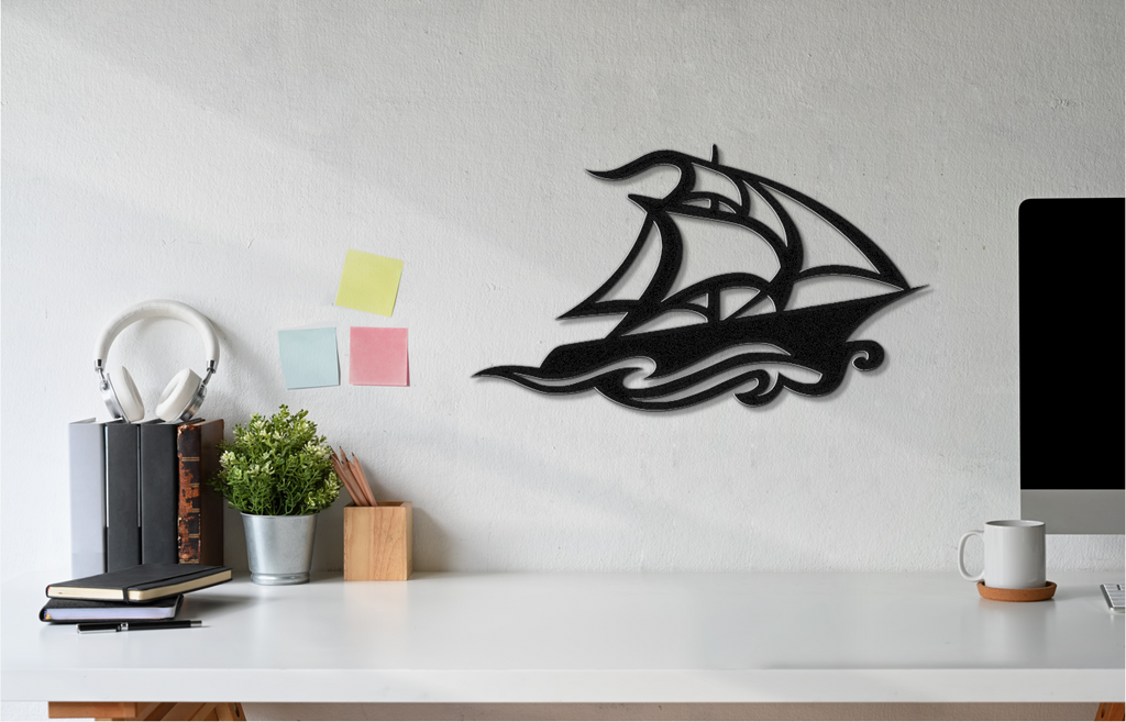 Sailboat Metal Wall Art
