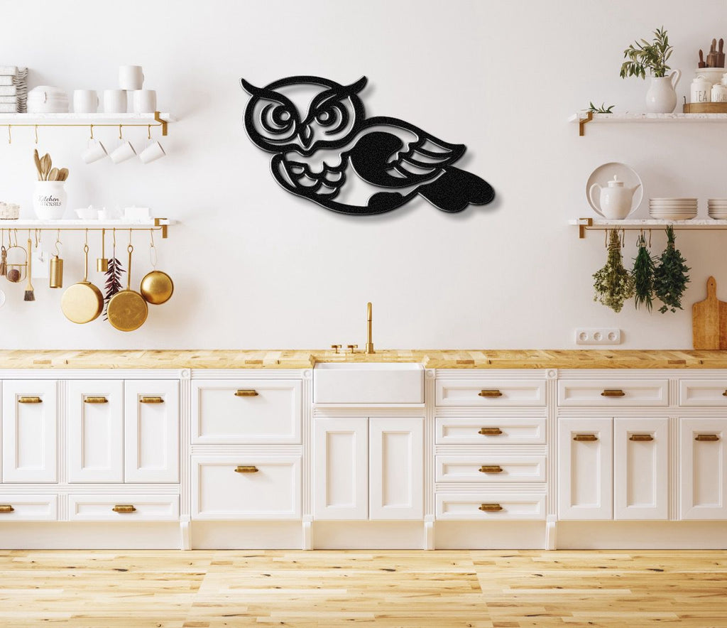 Owl Metal Wall Art
