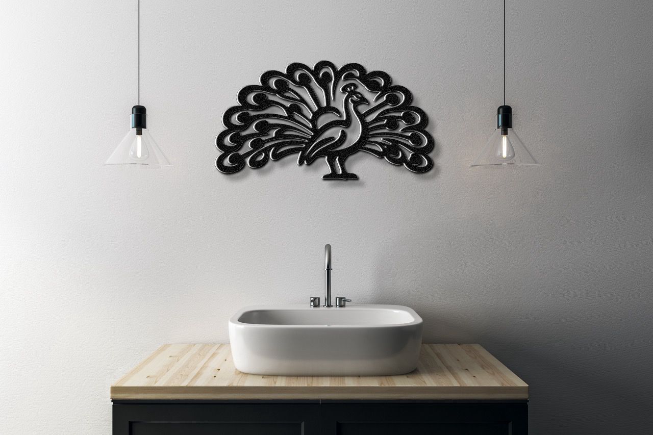 Peacock Metal Wall Art