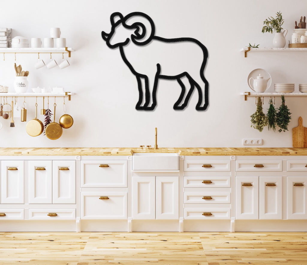 Bighorn Sheep Metal Wall Art