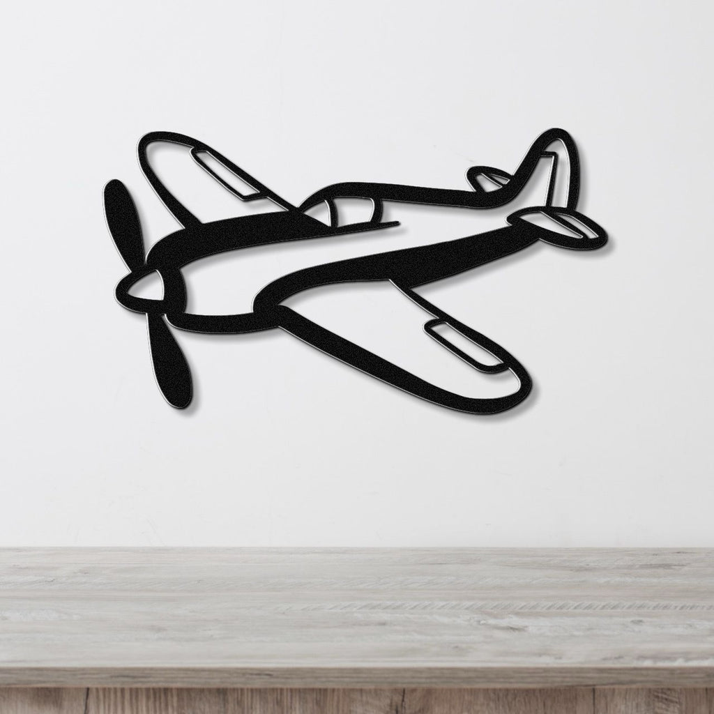 Airplane Metal Wall Art