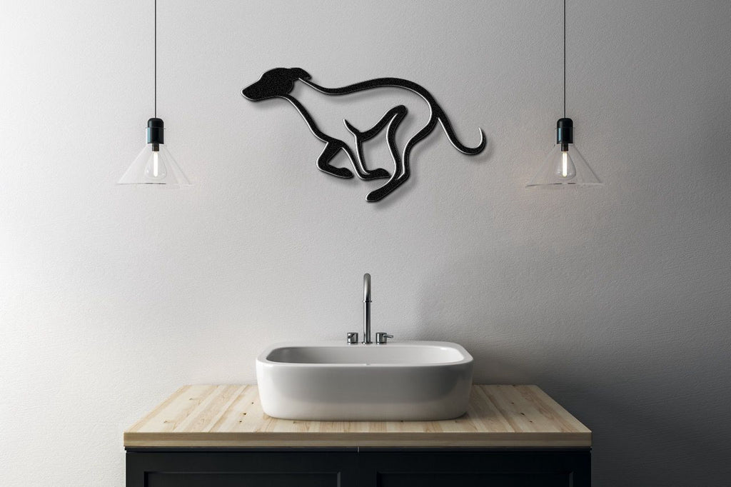 Greyhound Metal Wall Art