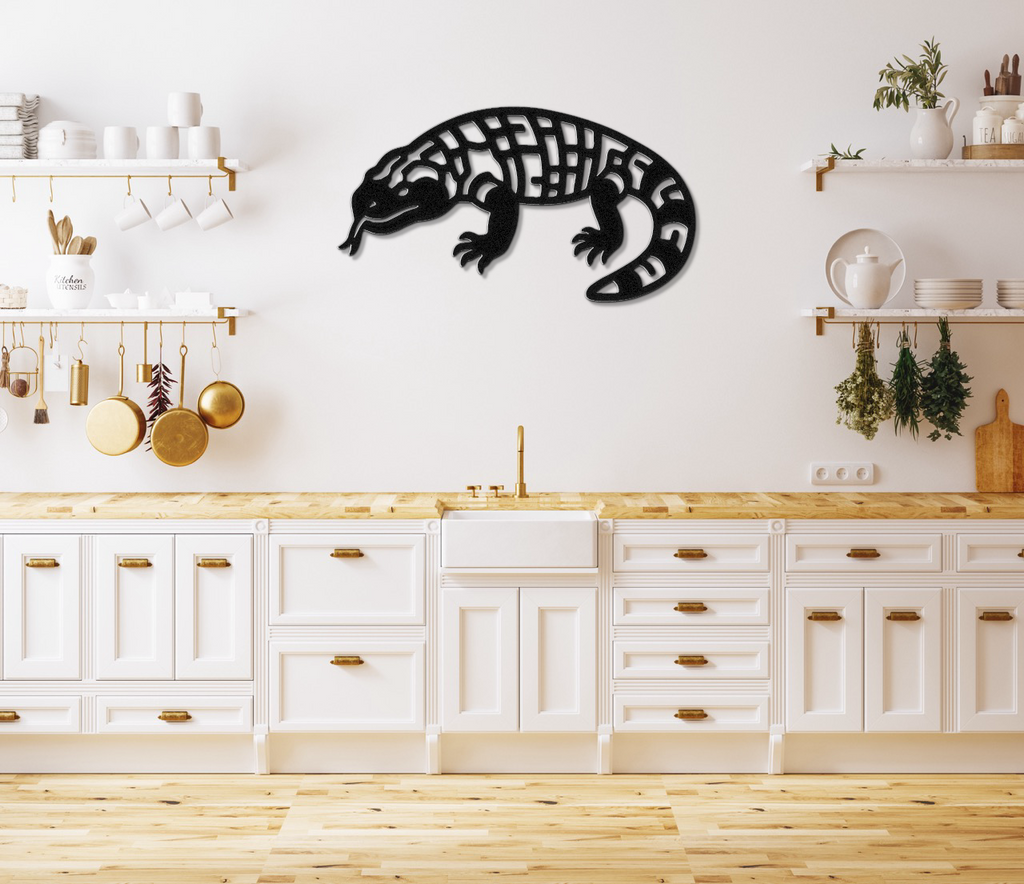 Gila Monster Metal Wall Art