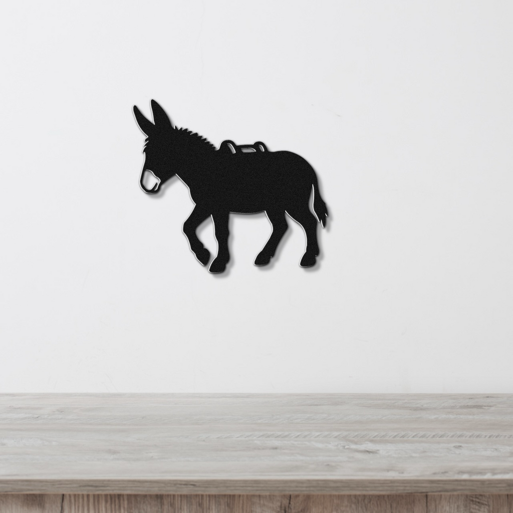 Burro Metal Wall Art