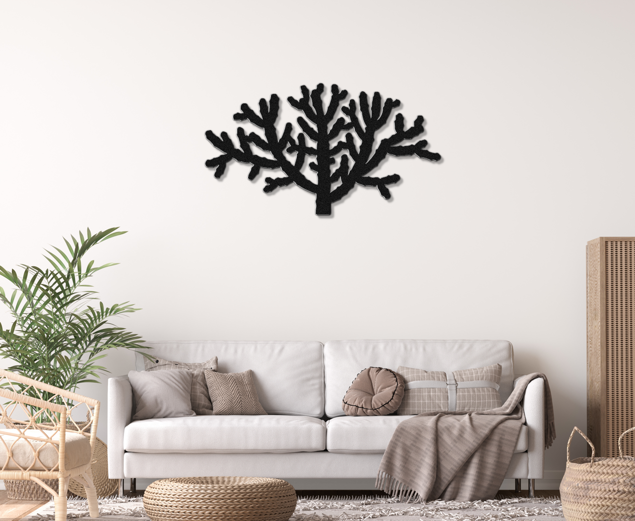 Cholla Cactus Metal Wall Art