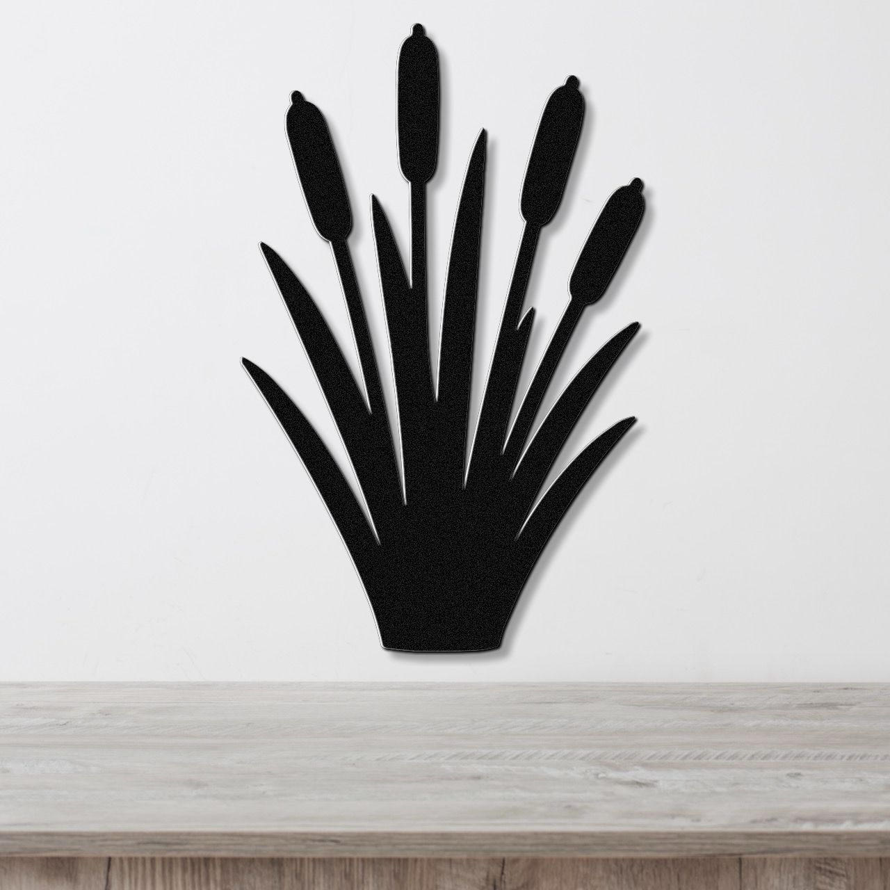 Cattail Metal Wall Art