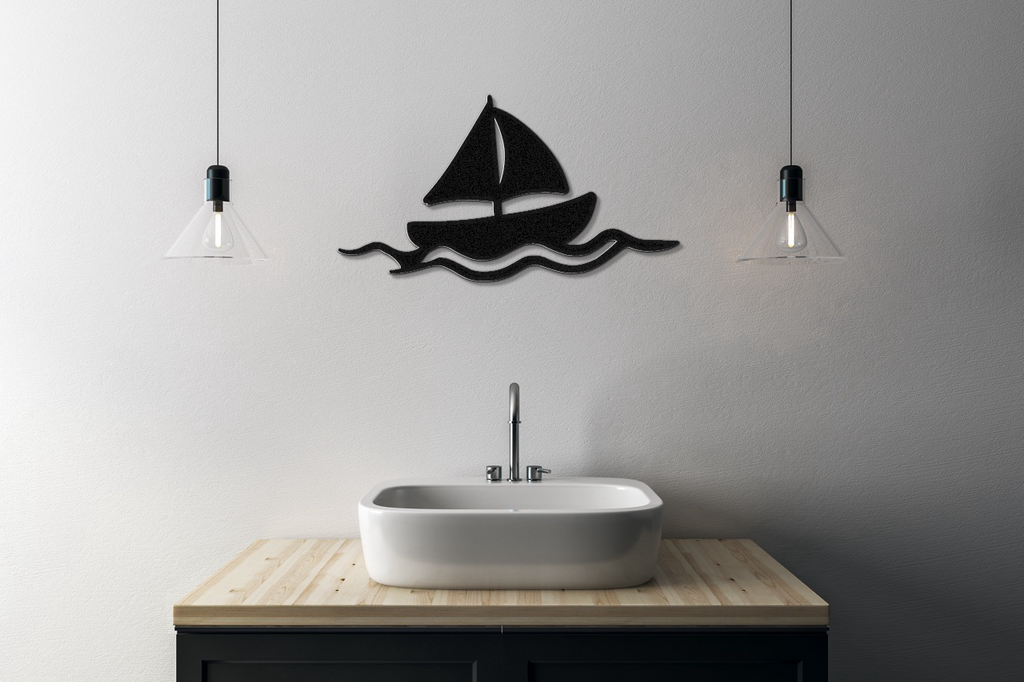 Sailboat Metal Wall Art