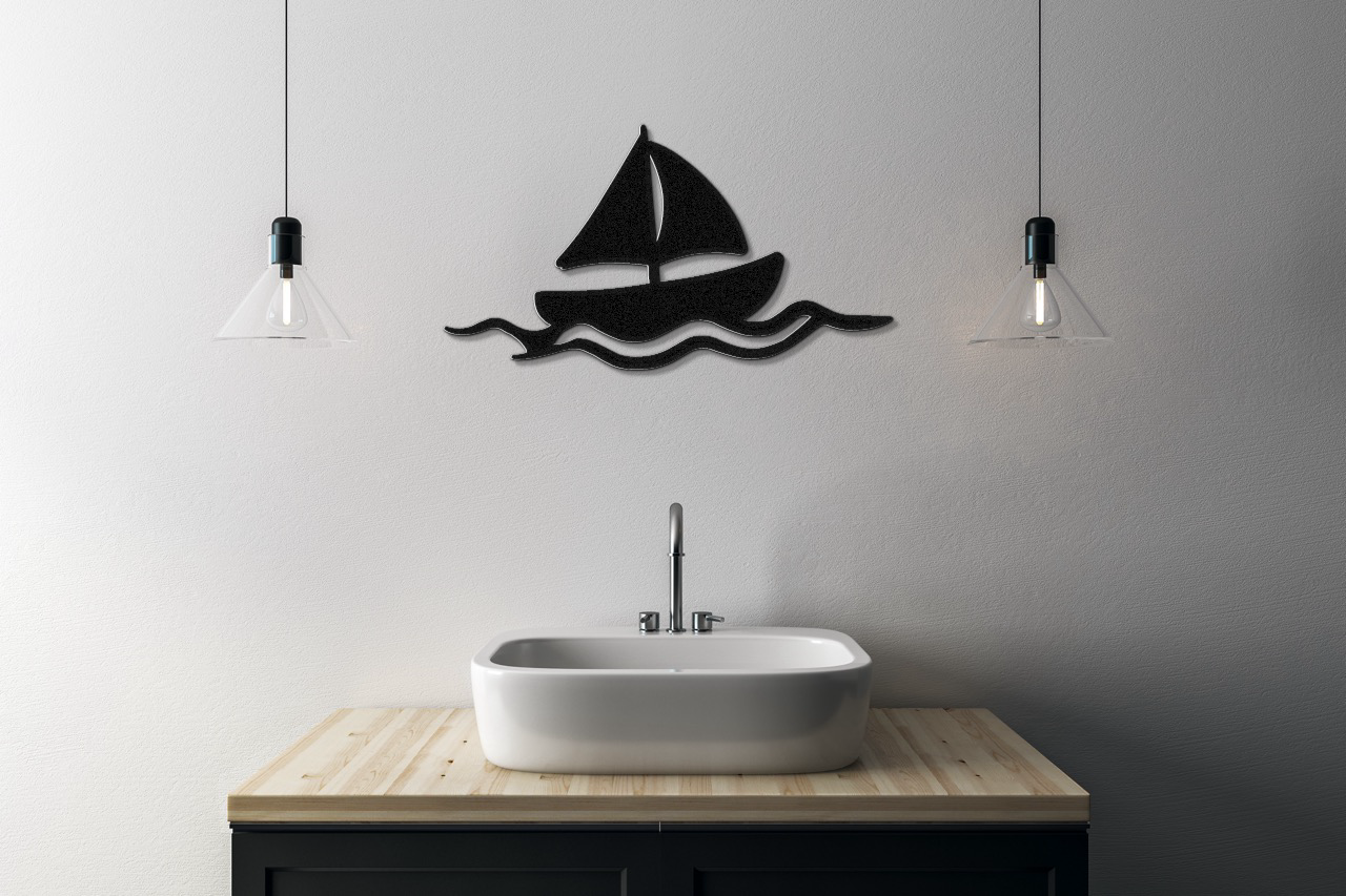 Sailboat Metal Wall Art