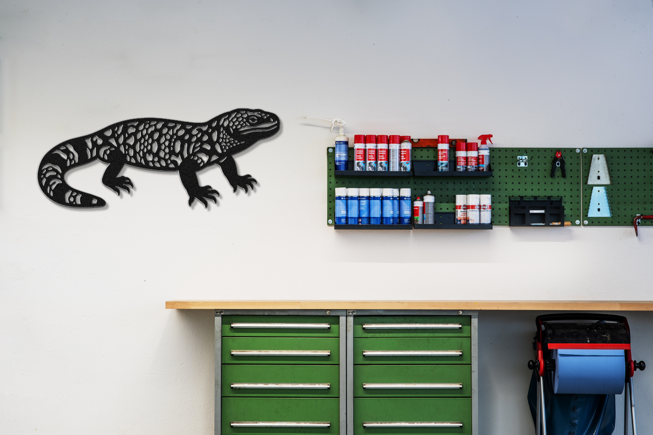 Gila Monster Metal Wall Art