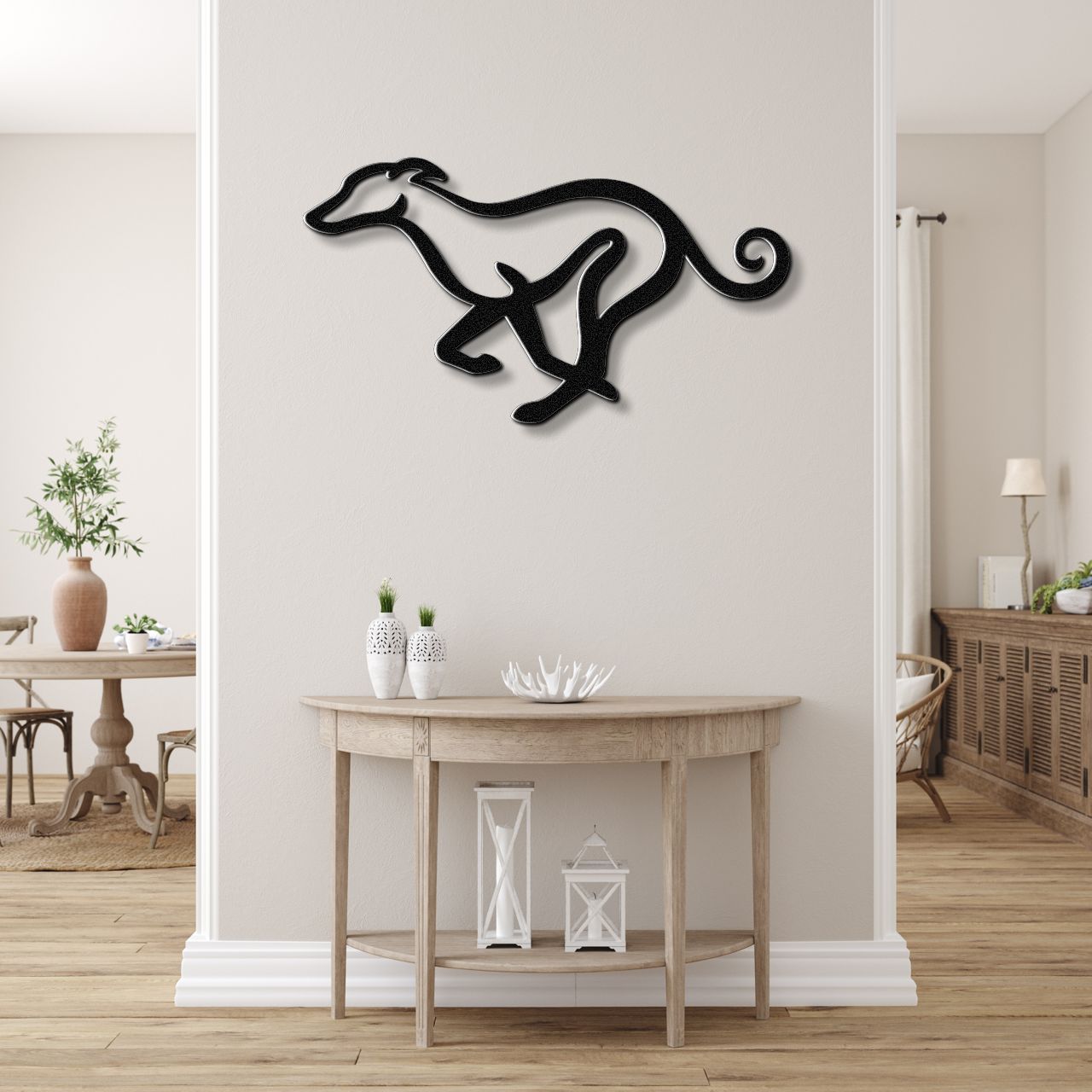 Greyhound Metal Wall Art