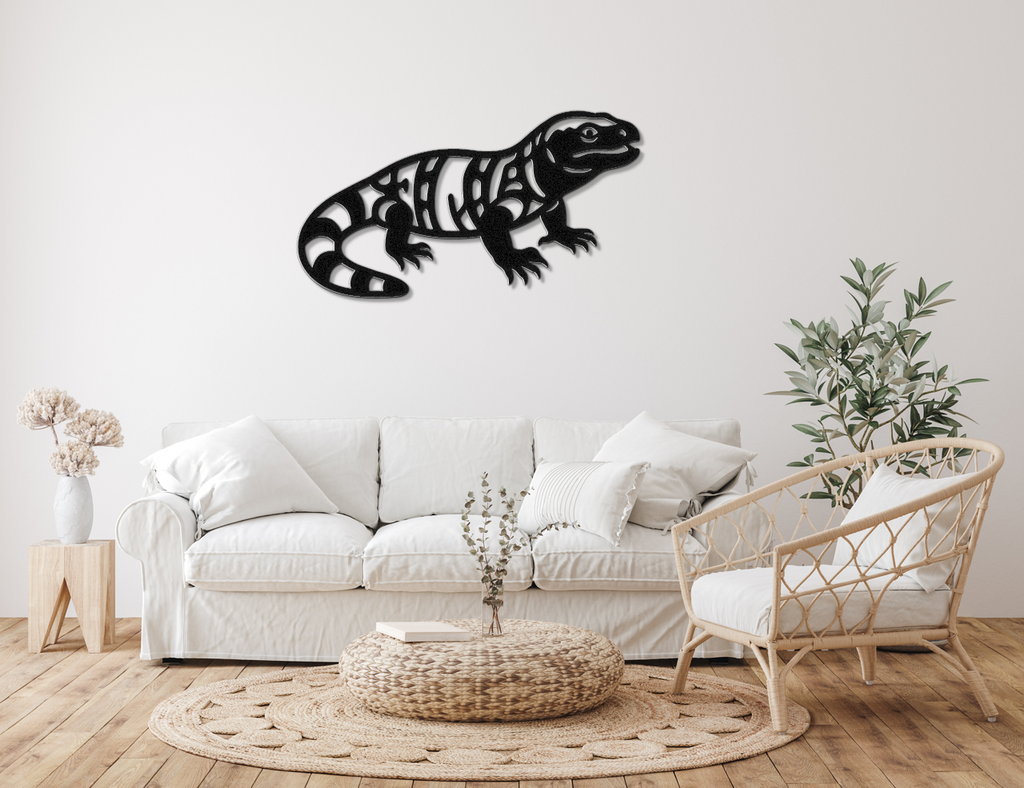 Gila Monster Metal Wall Art