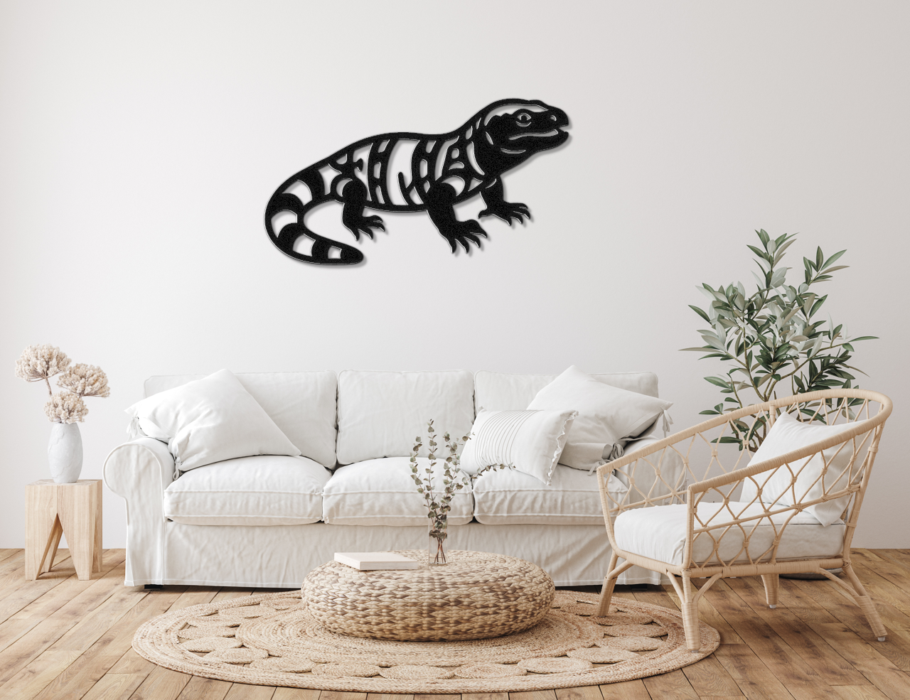 Gila Monster Metal Wall Art