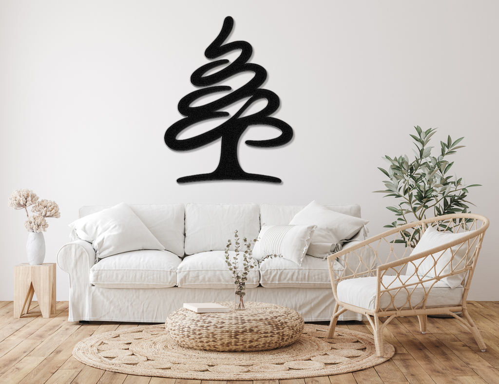 Pine Tree Metal Wall Art