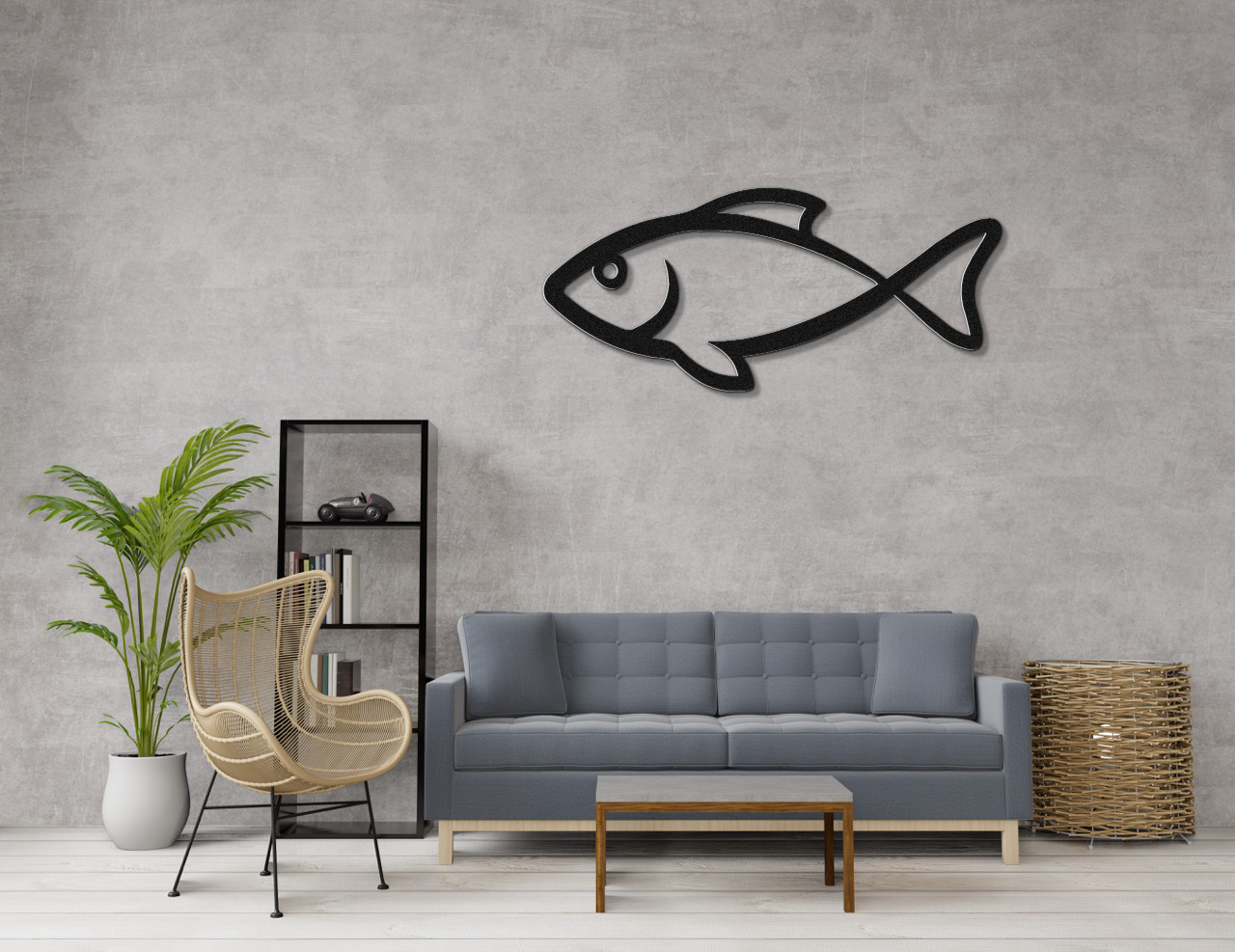 Fish Metal Wall Art