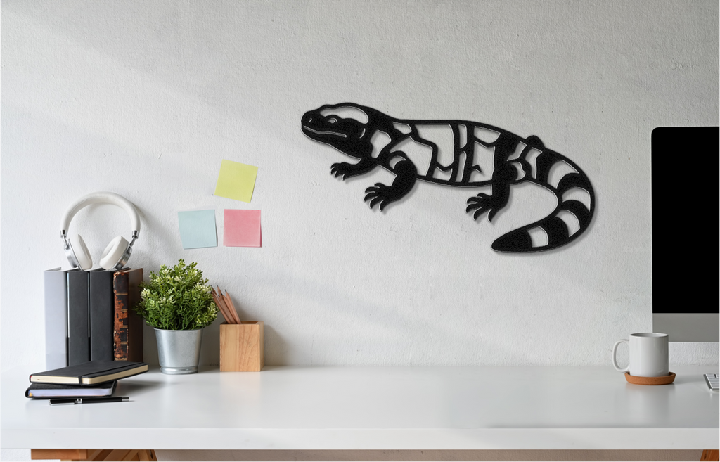 Gila Monster Metal Wall Art
