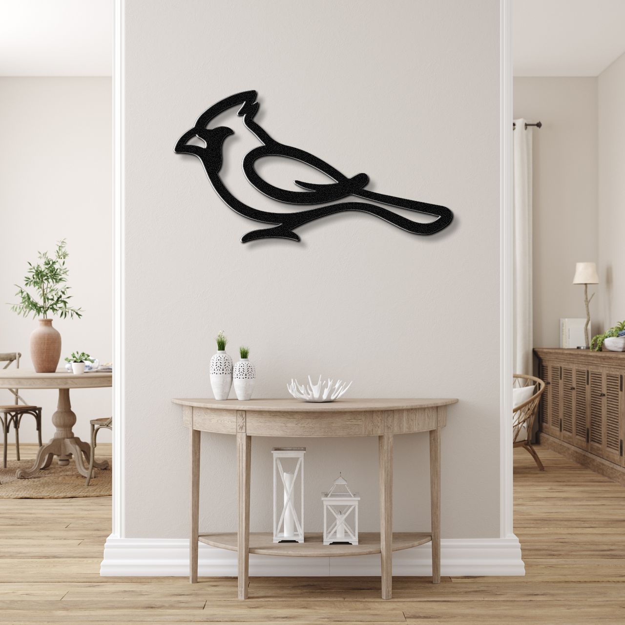 Cardinal Metal Wall Art