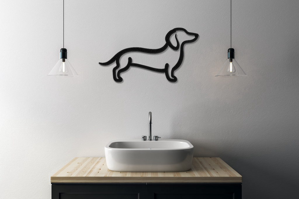 Dachshund Metal Wall Art