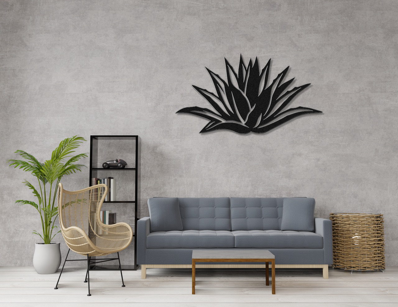 Agave Metal Wall Art