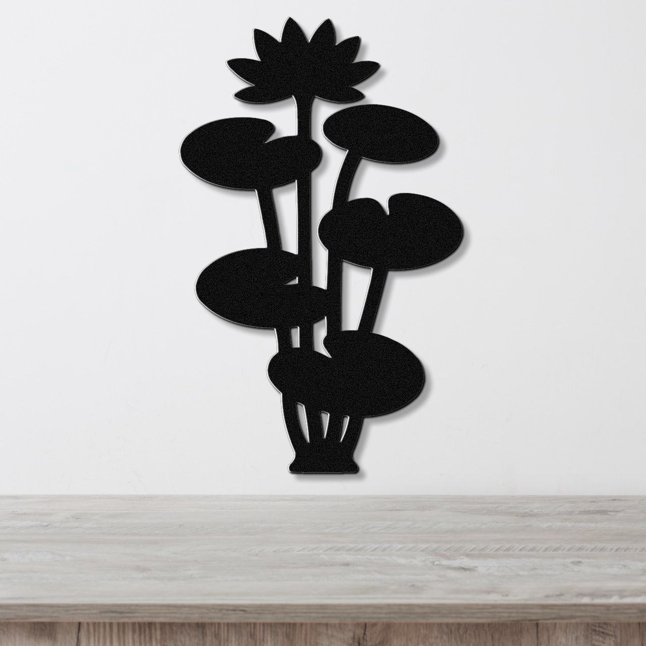 Lotus Water Lily Metal Wall Art