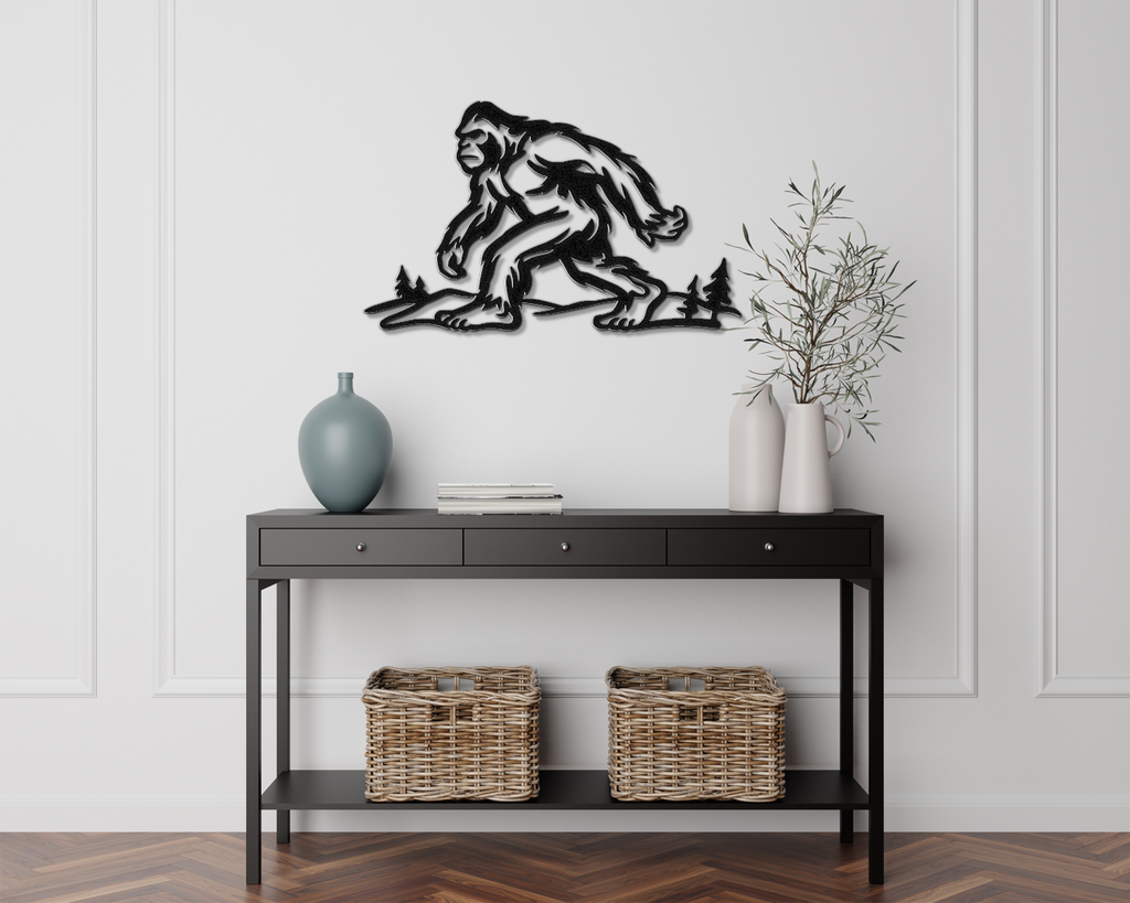 Bigfoot Metal Wall Art