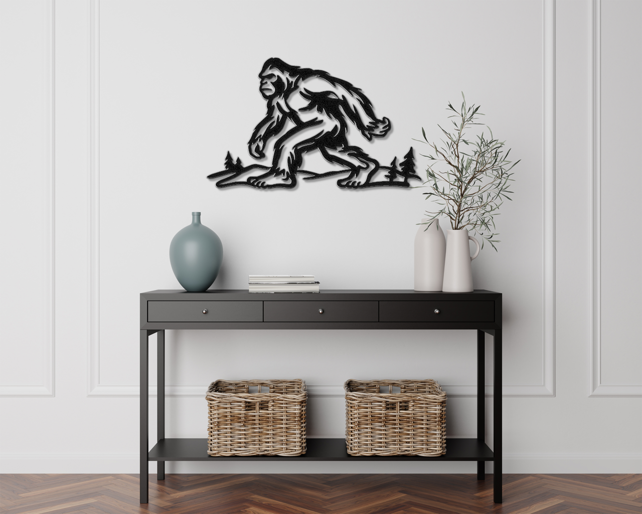 Bigfoot Metal Wall Art