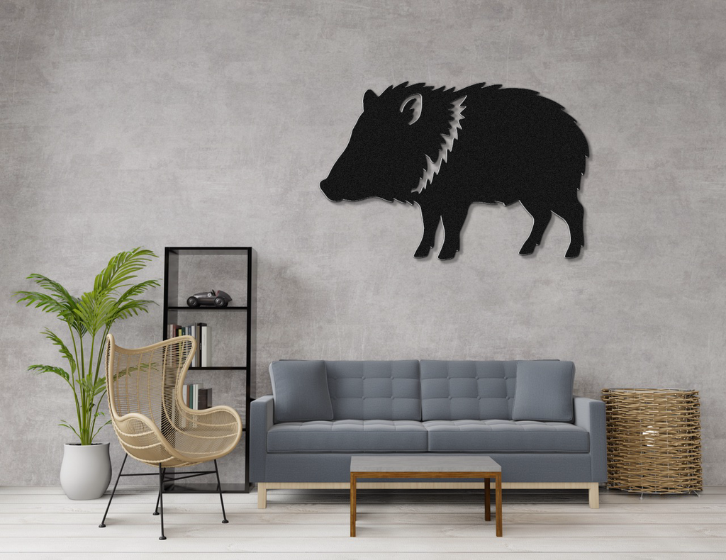 Javelina Metal Wall Art