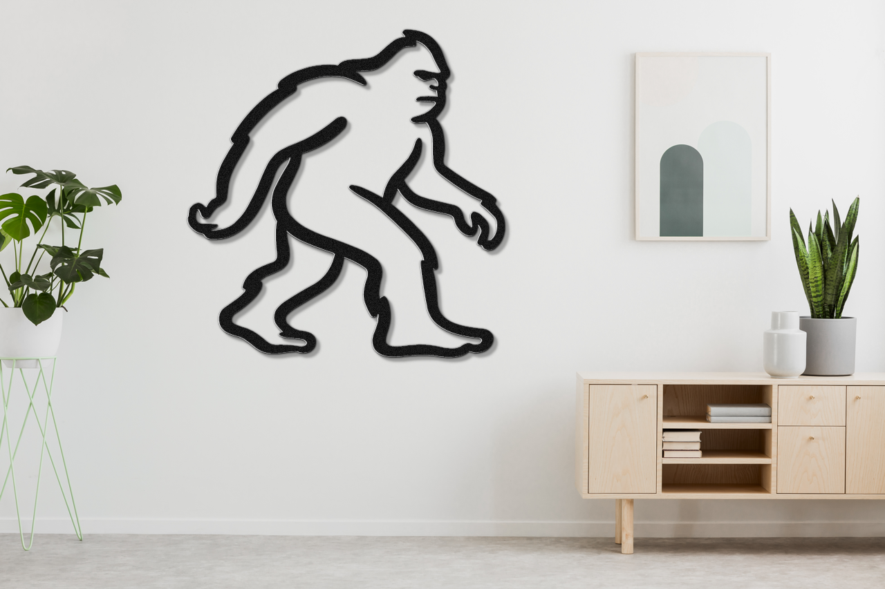 Bigfoot Metal Wall Art