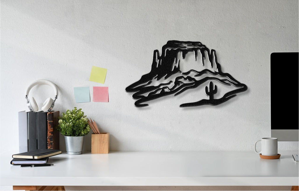 Desert Mesa Metal Wall Art