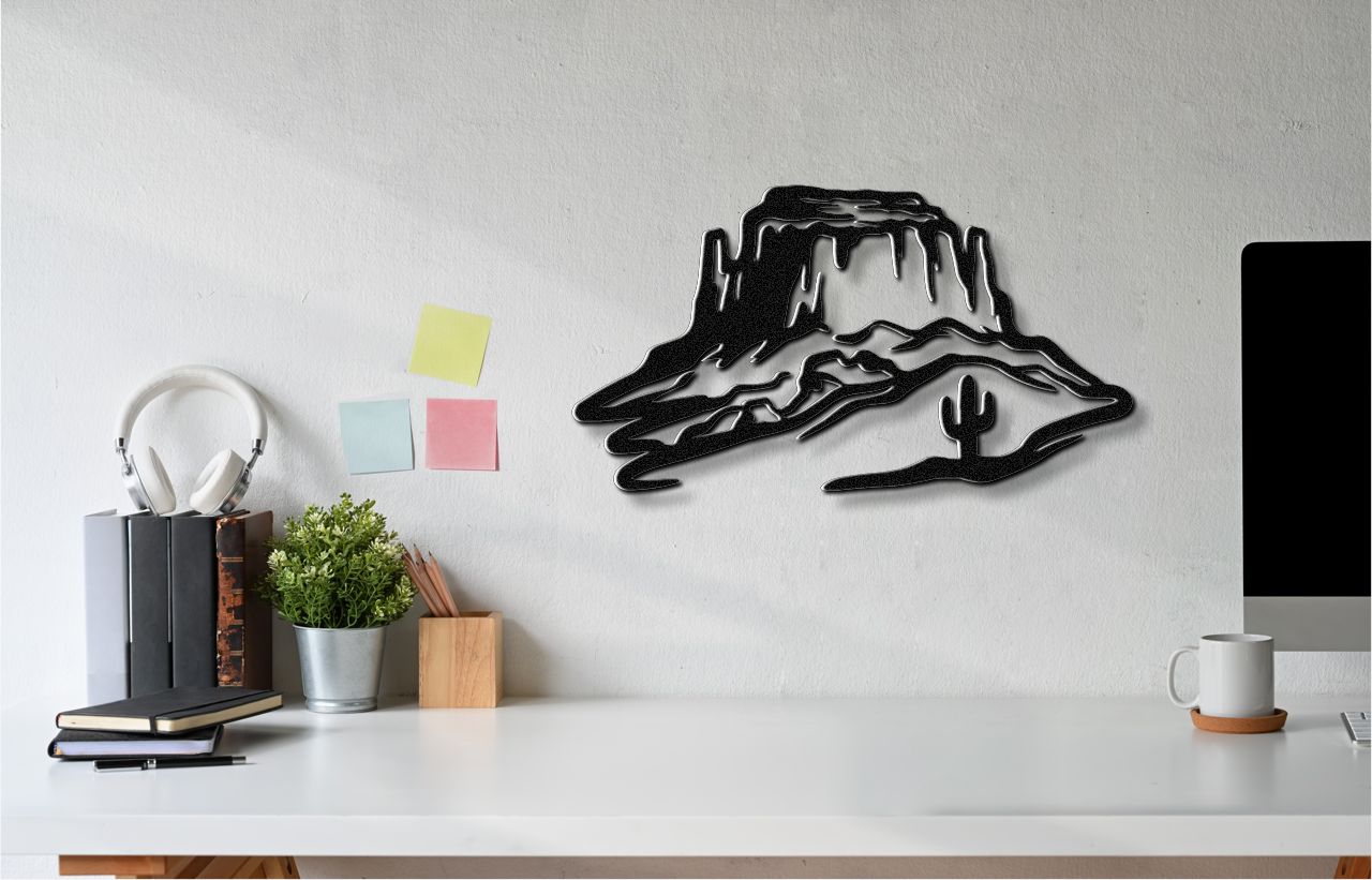 Desert Mesa Metal Wall Art